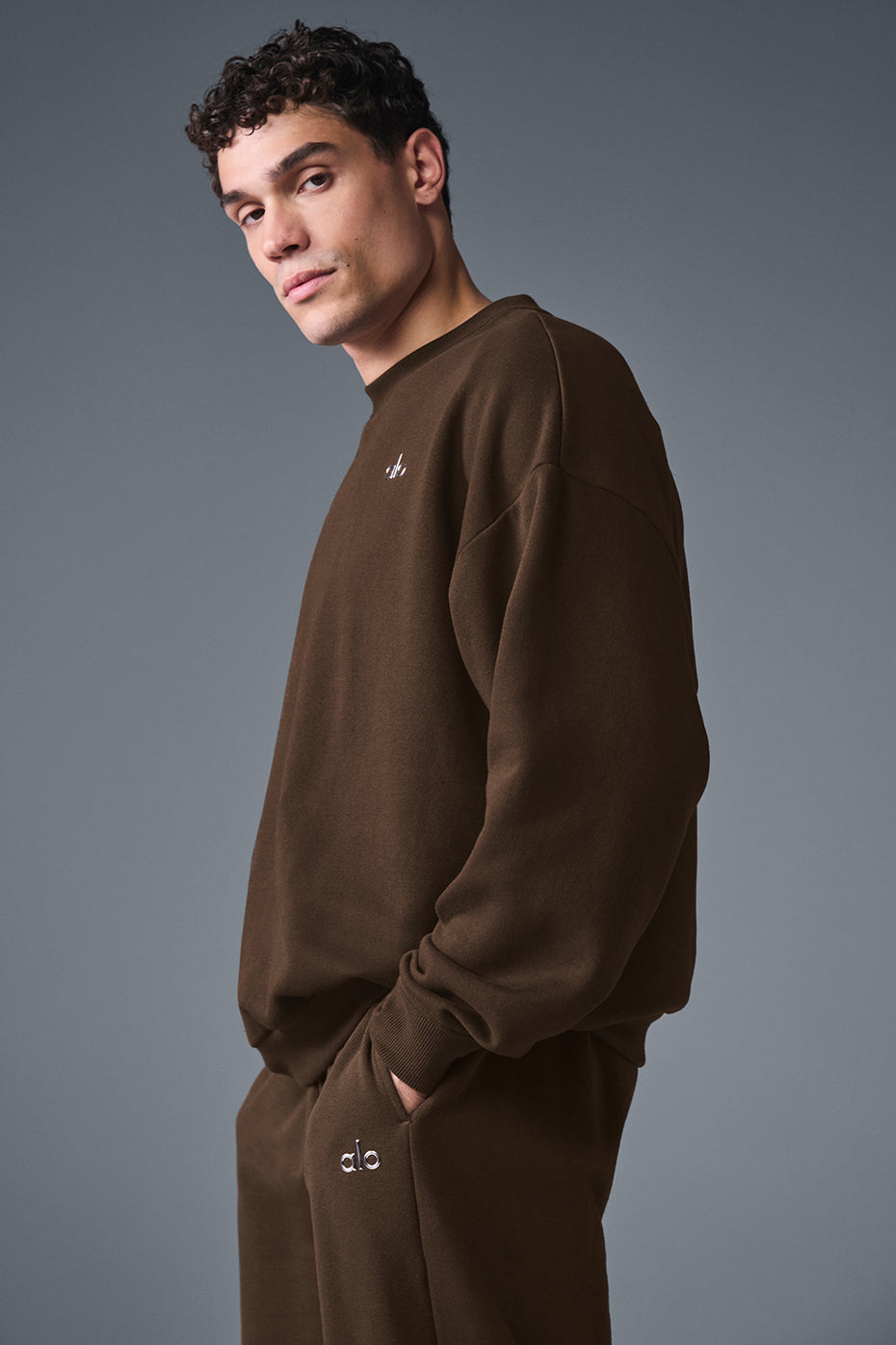 Accolade Crew Neck Pullover - Espresso