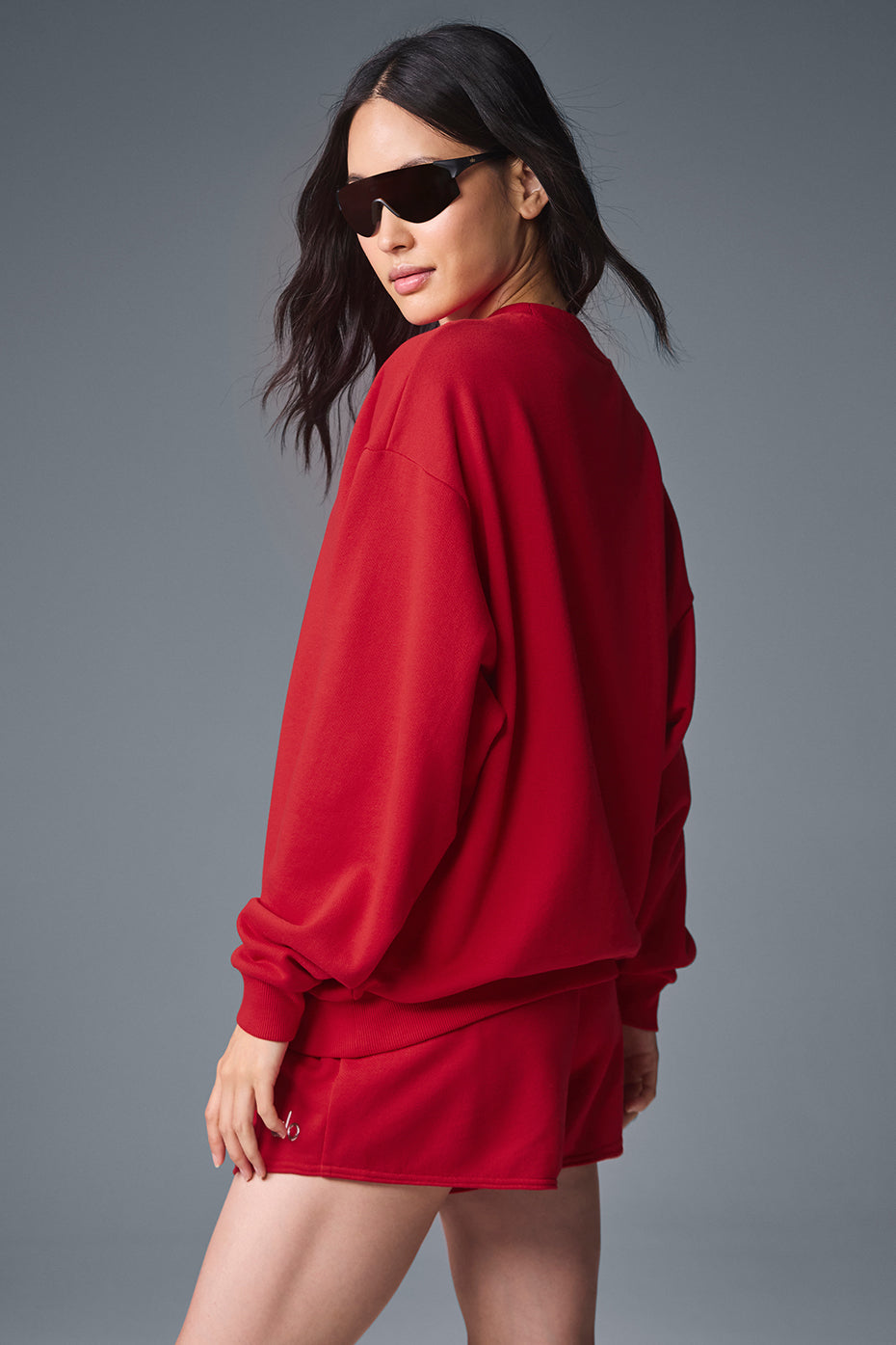 Accolade Crew Neck Pullover - Bold Red