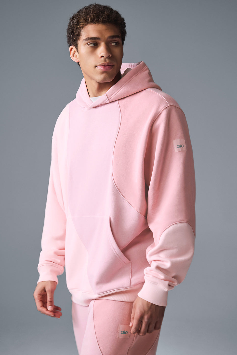 Make Waves Hoodie - Sunset Pink Tonal