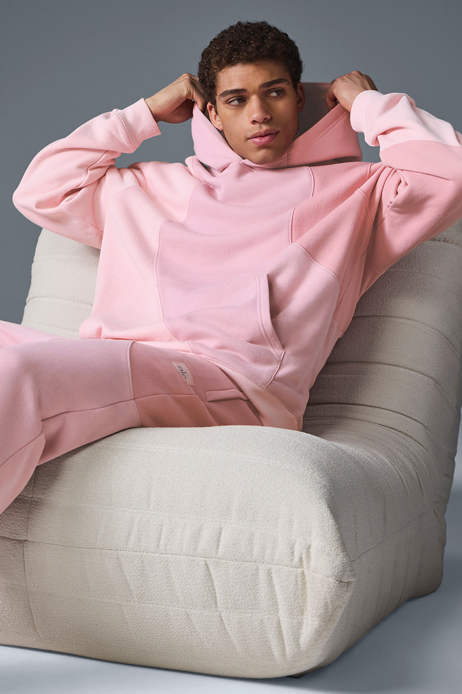 Make Waves Hoodie - Sunset Pink Tonal