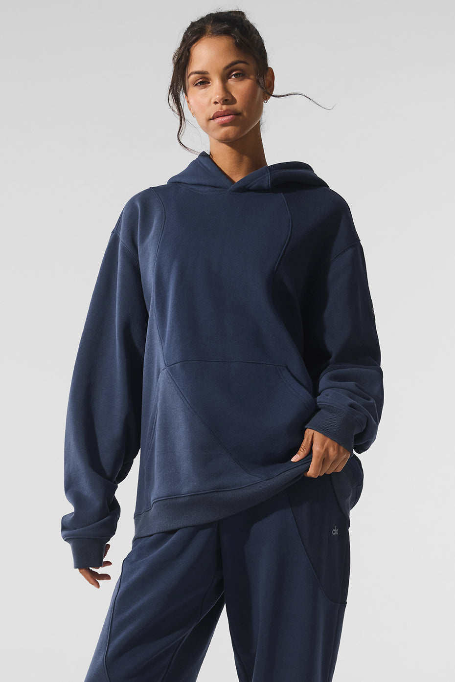 Make Waves Hoodie - Navy Tonal