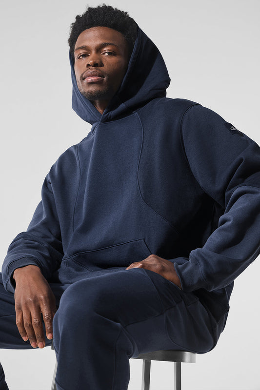 Make Waves Hoodie - Navy Tonal