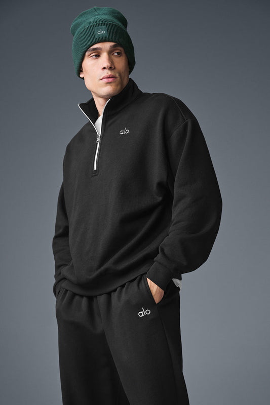 Accolade 1/4 Zip Pullover - Black