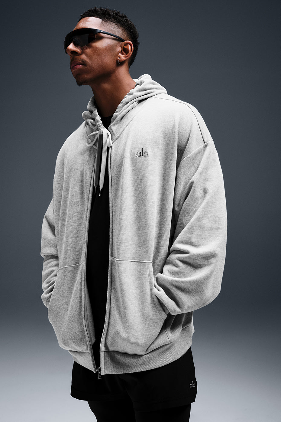 Accolade Full Zip Hoodie - Athletic Heather Grey