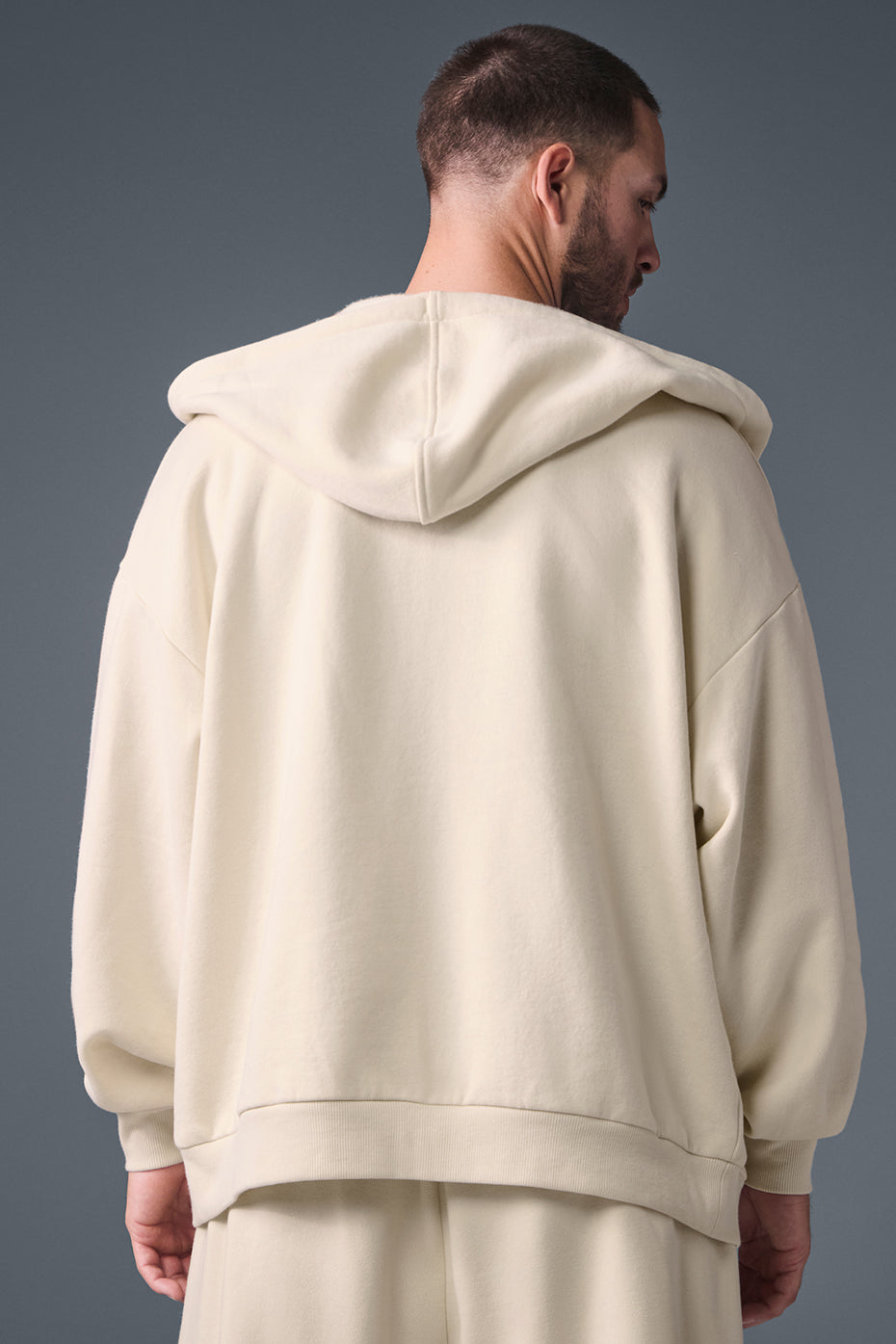 Accolade Full Zip Hoodie - Oat Milk