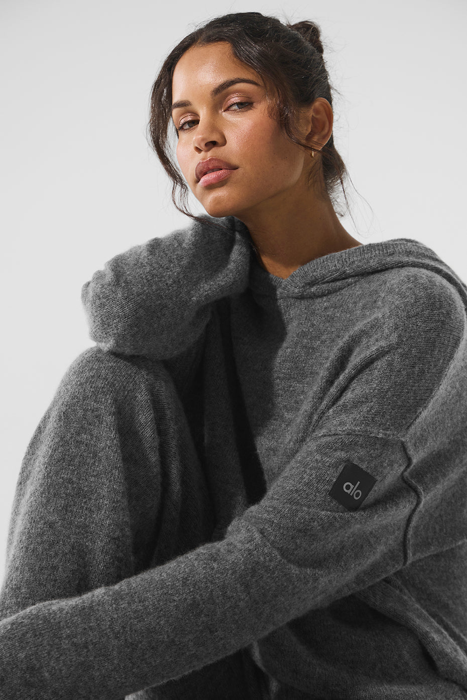 New Class Cashmere Hoodie - Platinum Grey