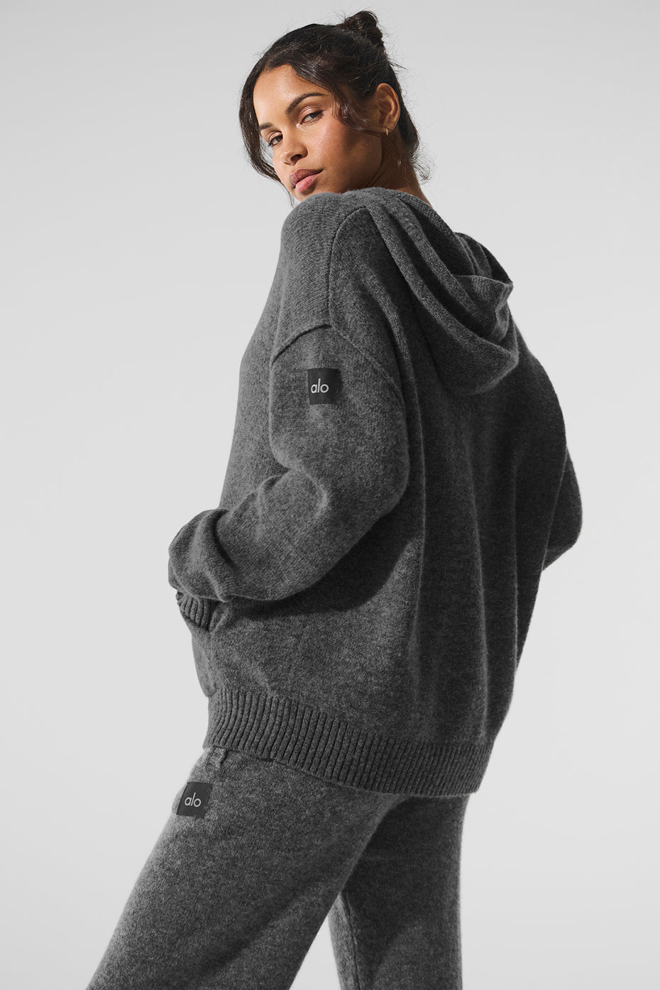 New Class Cashmere Hoodie - Platinum Grey