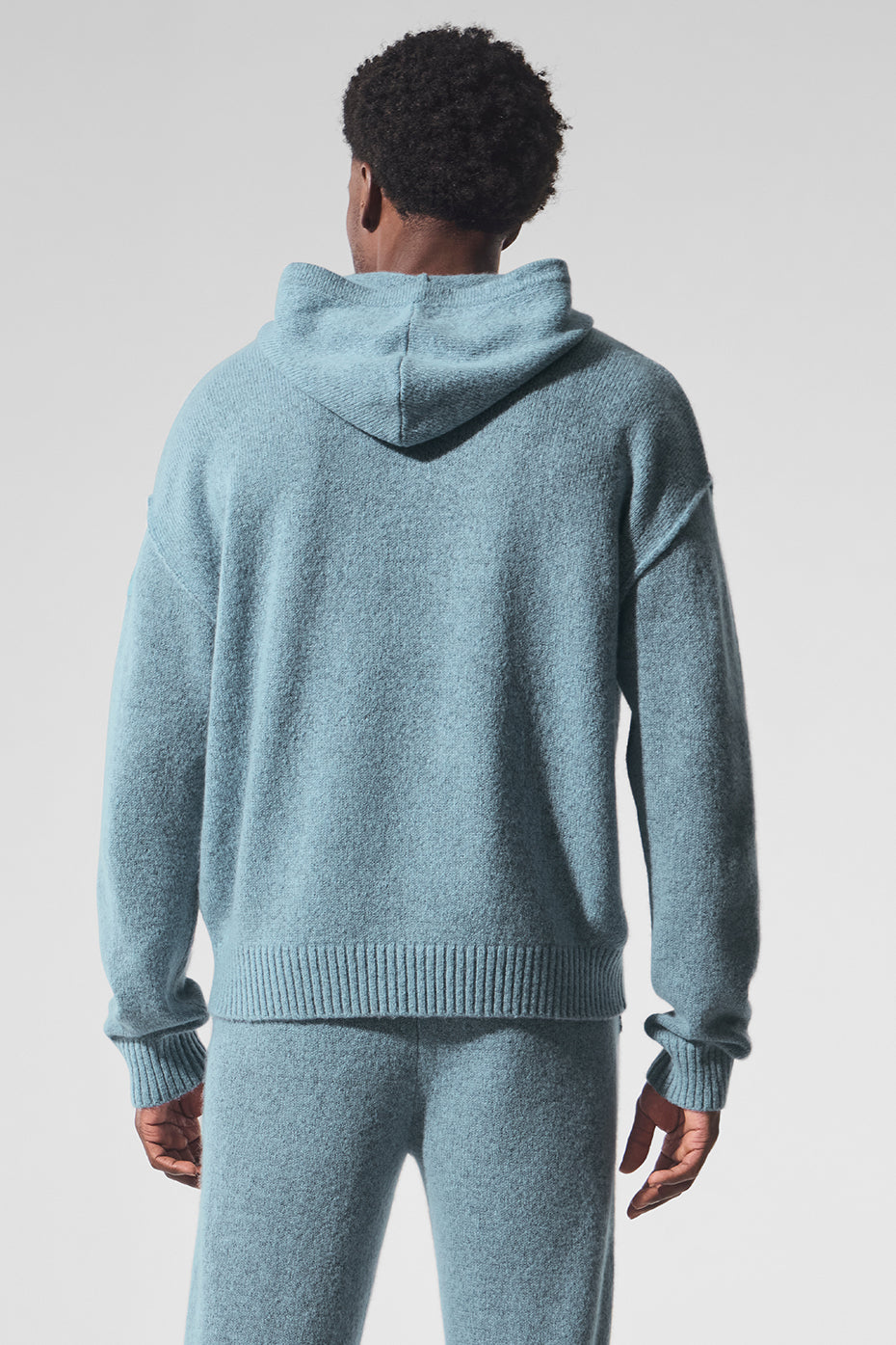 New Class Cashmere Hoodie - Celestial Blue Granite Heather