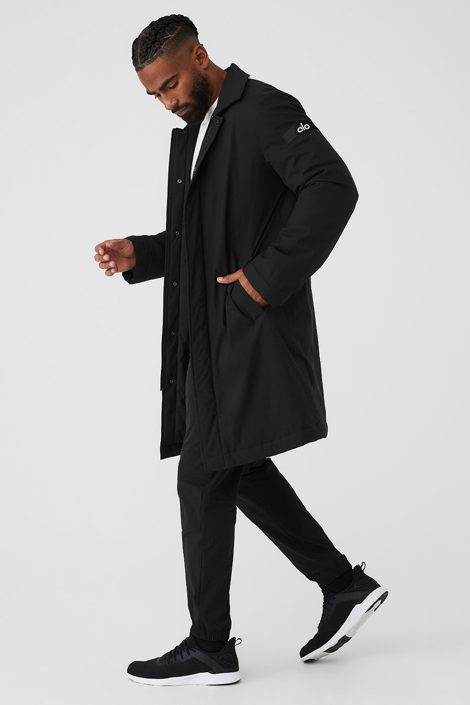 Signature Overcoat - Black