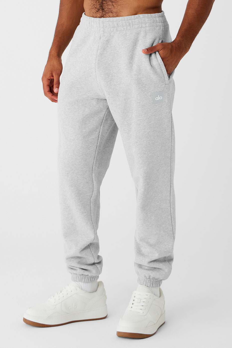 Cuffed Renown Heavy Weight Sweatpant - Athletic Heather Grey