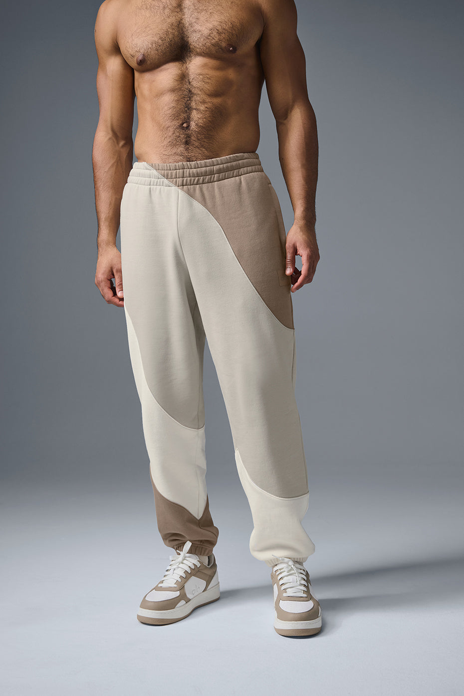 Make Waves Sweatpant - Ivory/Bone/Gravel