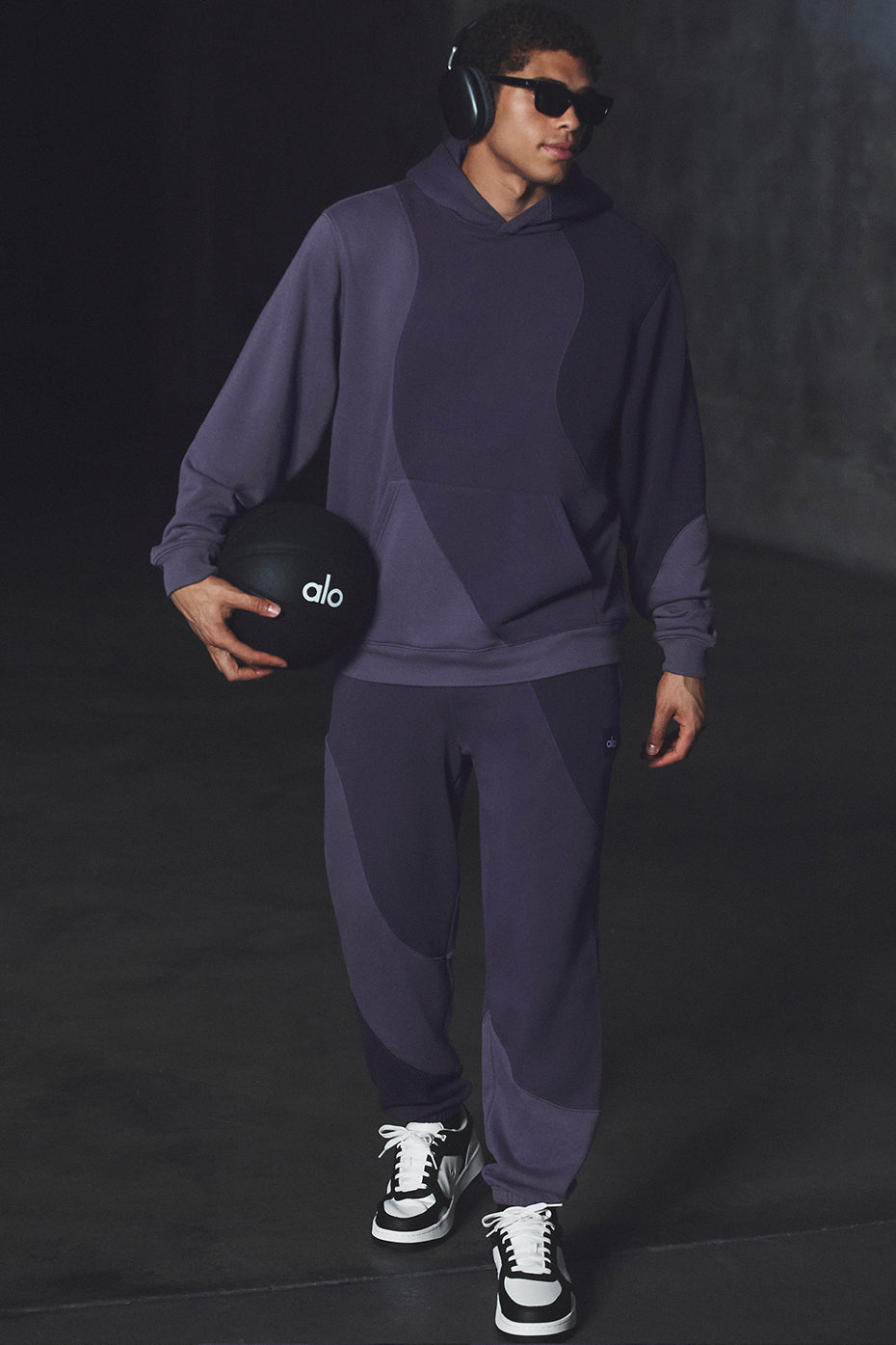 Make Waves Sweatpant - Italian Plum Tonal