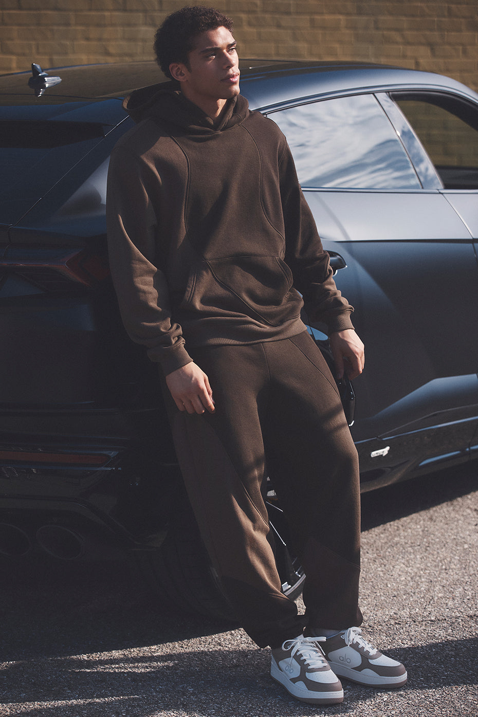 Make Waves Sweatpant - Espresso Tonal