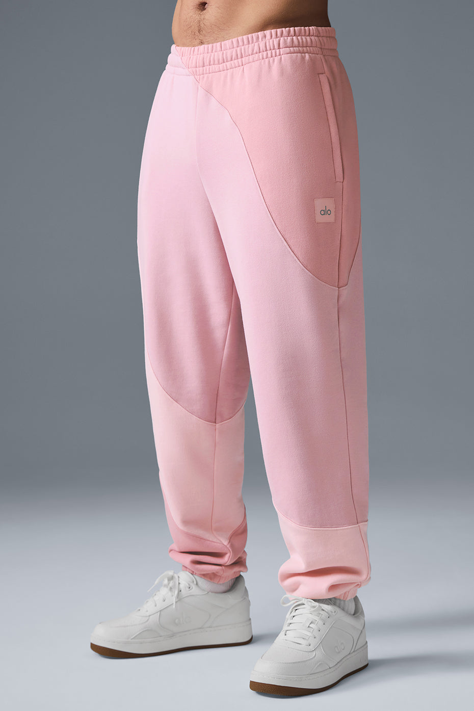 Make Waves Sweatpant - Sunset Pink Tonal