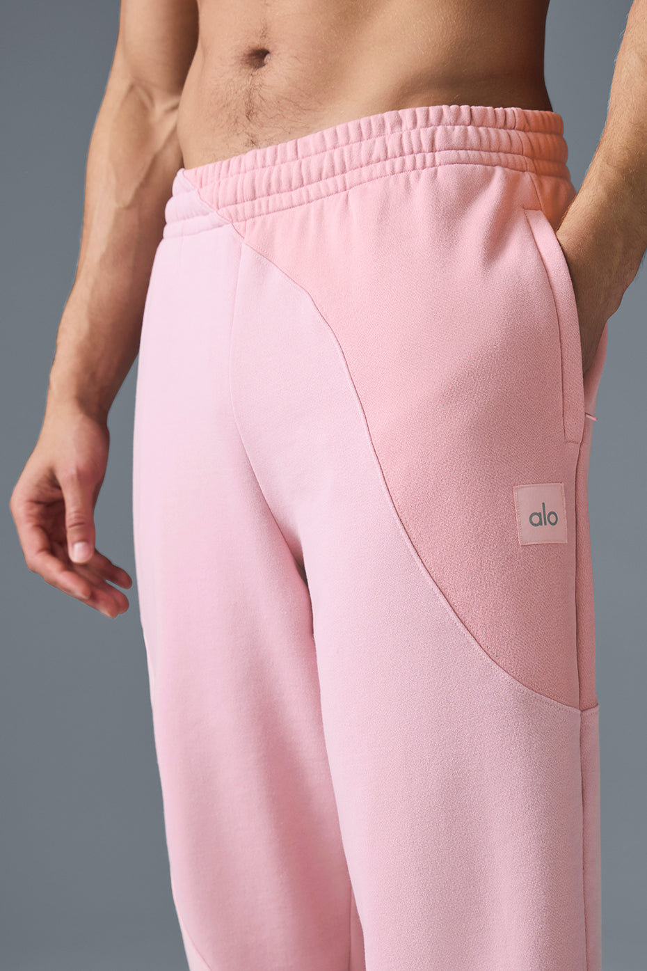 Make Waves Sweatpant - Sunset Pink Tonal