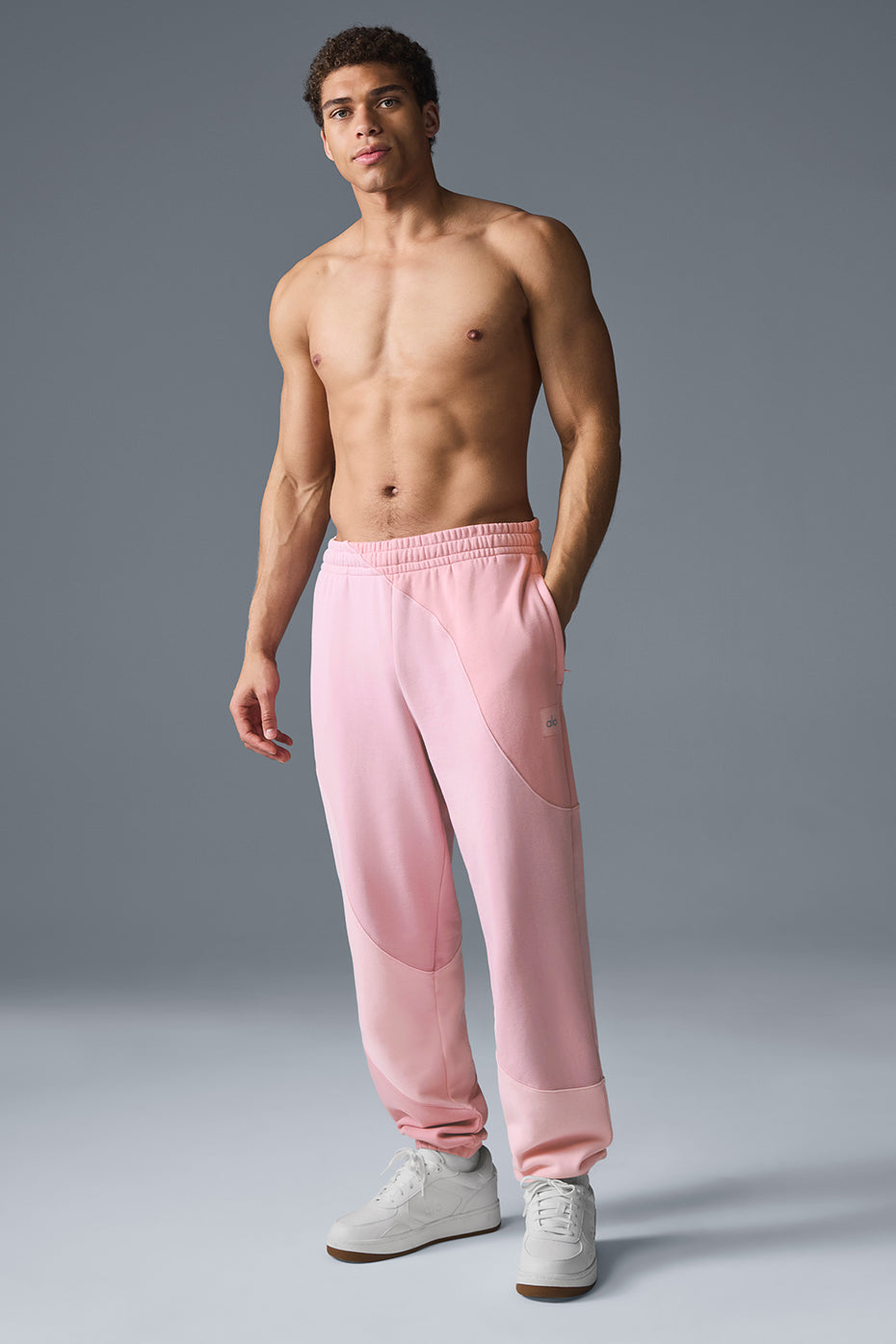 Make Waves Sweatpant - Sunset Pink Tonal