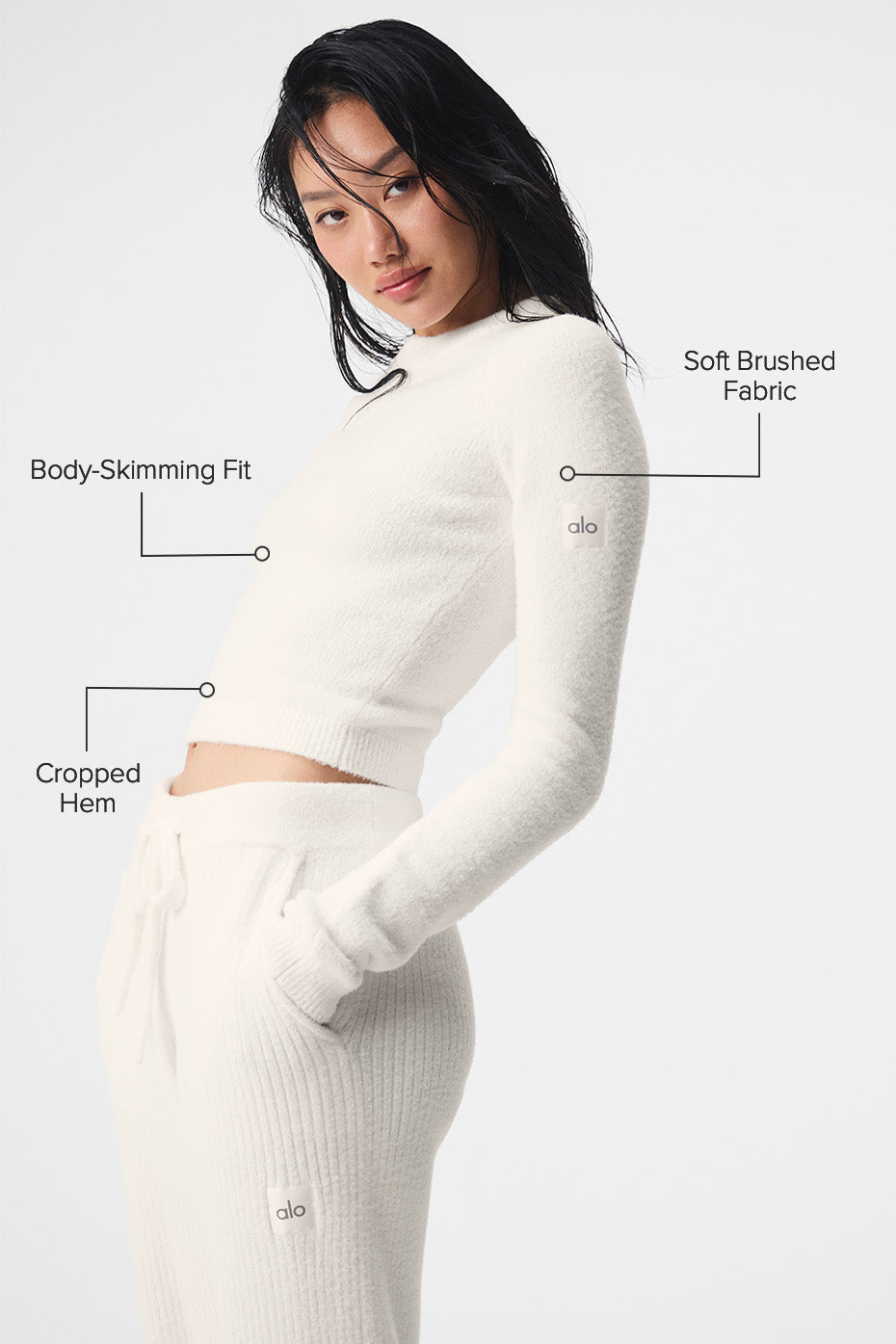 Snuggle Up Sweater Long Sleeve - Ivory