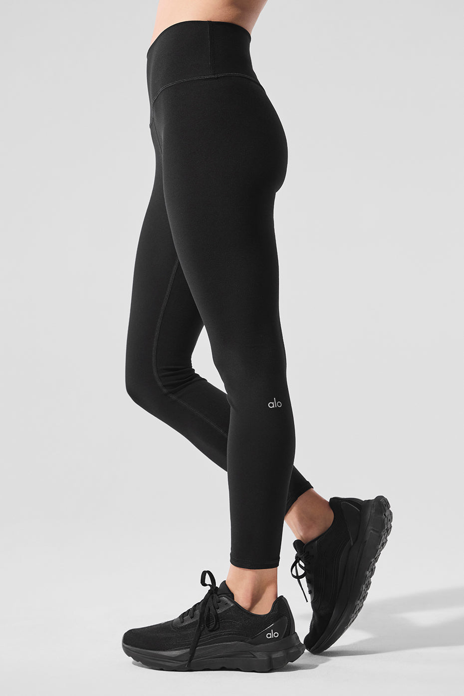 Alosoft High-Waist 7/8 Highlight Legging - Black