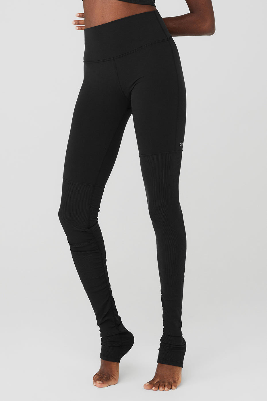 Airbrush High-Waist Highlight Goddess Legging - Black