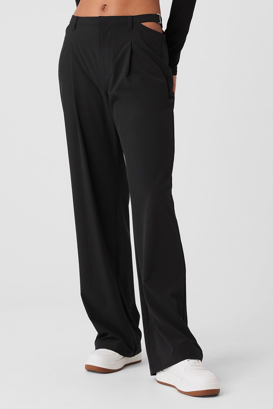 Mid-Rise Showdown Trouser - Black