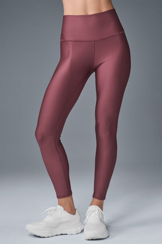 Airlift Winter Warm High-Waist Legging - Burgundy Truffle