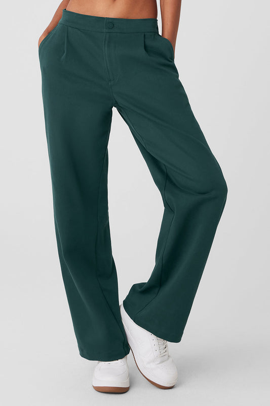 Road Trip Trouser - Midnight Green