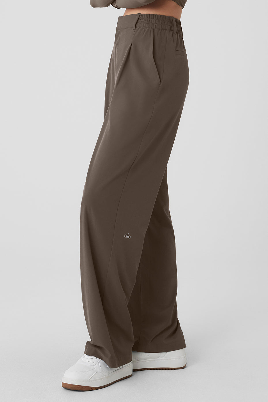 High-Waist Pursuit Trouser - Olive Tree