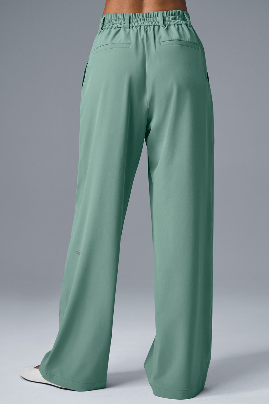 High-Waist Pursuit Trouser (Long) - Botanical Green