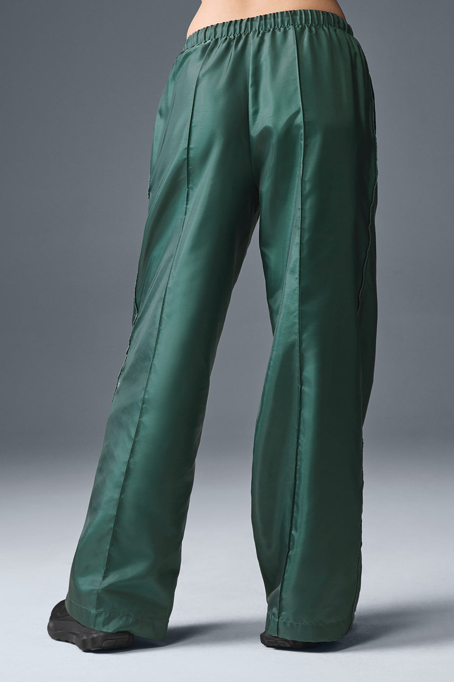 Afterglow Wide Leg Track Pant - Winter Ivy