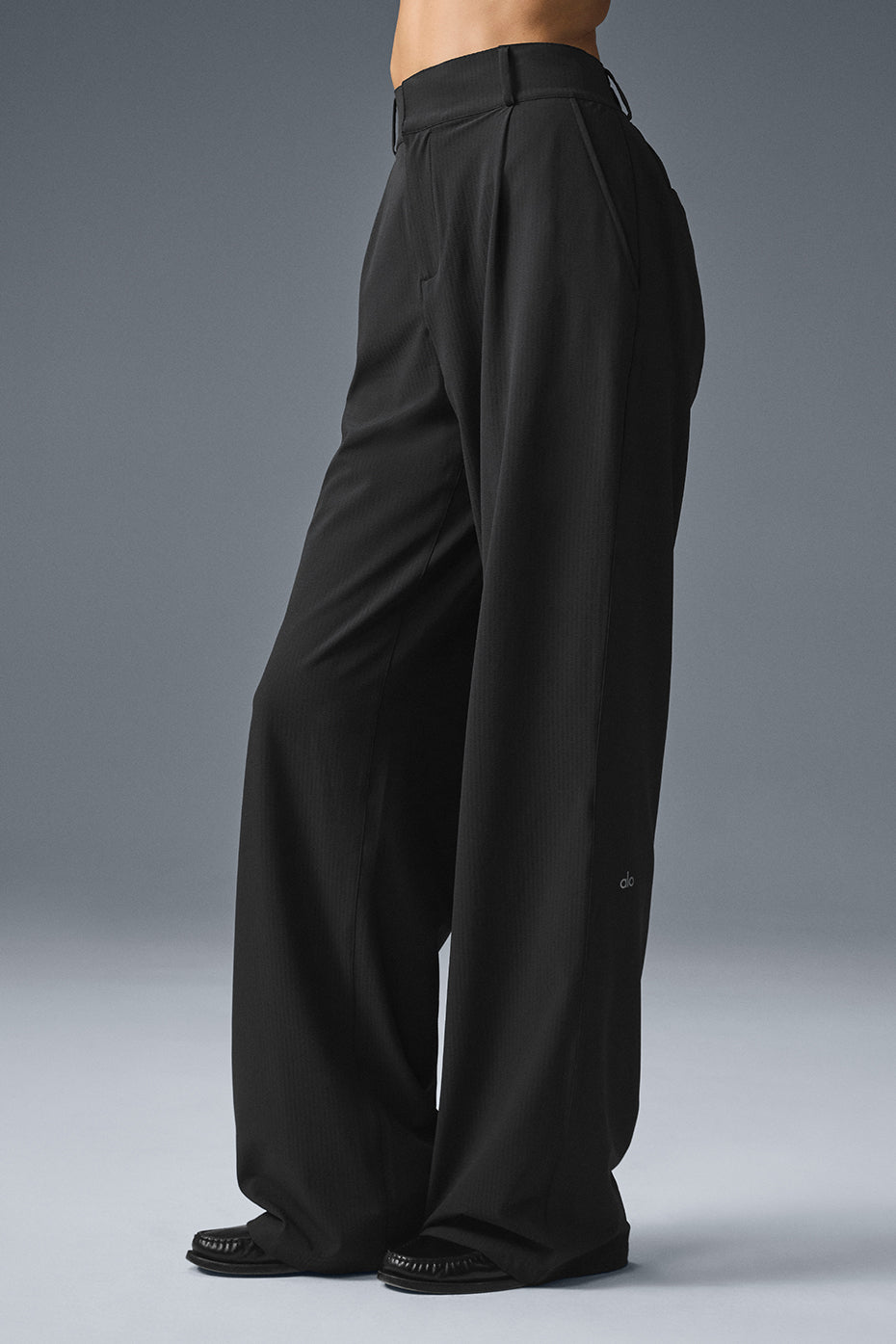 High-Waist Dreamscape Trouser (Regular) - Black