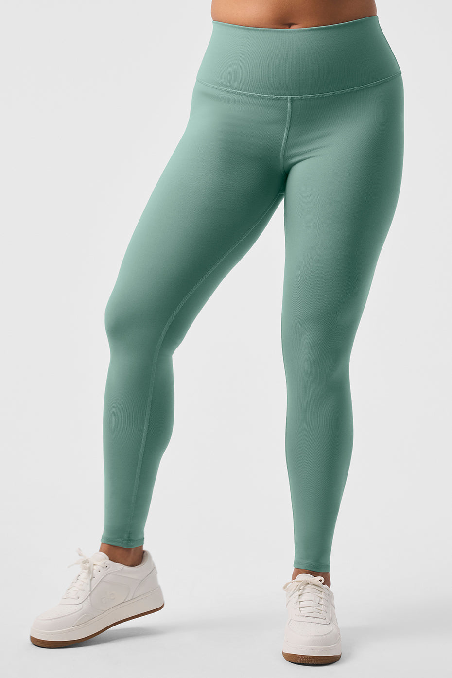 High-Waist Airbrush Legging - Botanical Green