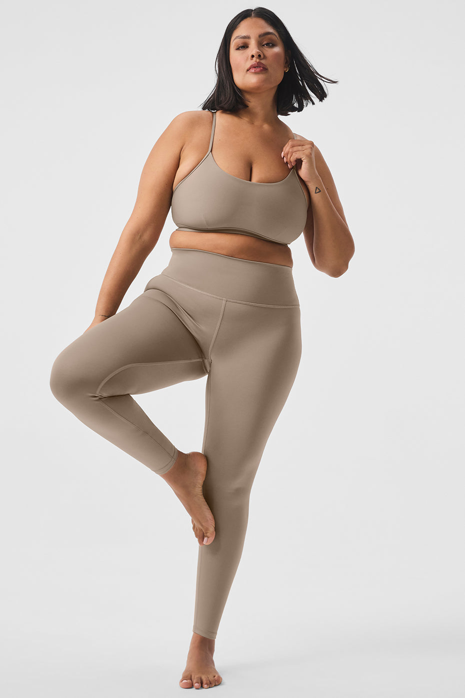 7/8 High-Waist Airlift Legging - Gravel