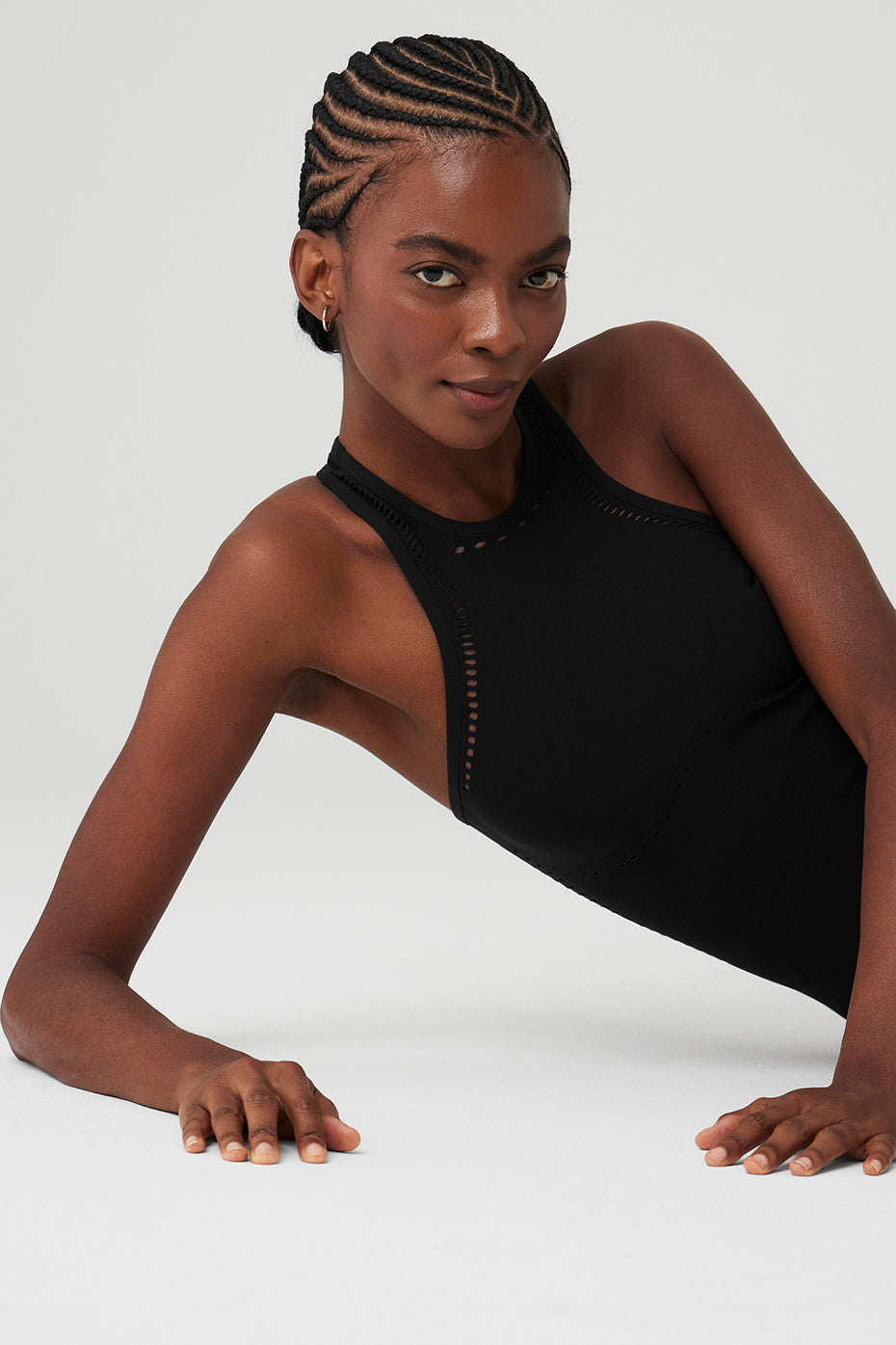 Seamless Open Air Racerback Dress - Black