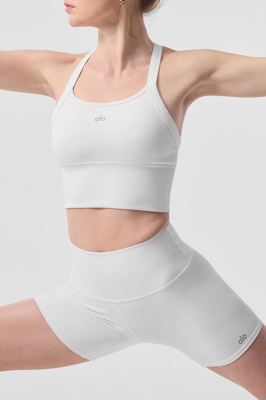 Seamless Ribbed Favorite Bra Tank - White