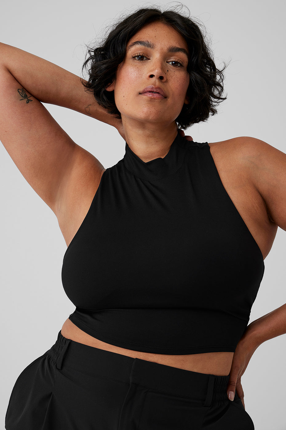 Alosoft Top That Bra Tank - Black